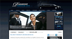 Desktop Screenshot of paramountlimo.com